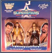 Razor Ramon / Diesel (Puzzle Zoo) from WWF Superstars - Grudge Match manufactured by Jakks Pacific [Front]