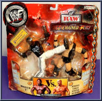 Booker T vs Steve Austin from WWF Titan Tron Live - Unchained Fury manufactured by Jakks Pacific [Front]