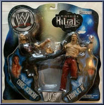 Chris Jericho vs Triple H from WWF Titan Tron Live - Ringside Rivals - Series 5 manufactured by Jakks Pacific [Front]