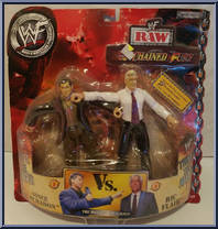 Vince McMahon vs Ric Flair from WWF Titan Tron Live - Unchained Fury manufactured by Jakks Pacific [Front]
