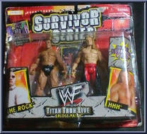 Rock / HHH from WWF Titan Tron Live - Grudge Match manufactured by Jakks Pacific [Front]