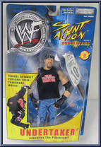 Undertaker from WWF Titan Tron Live - Stunt Action Superstars - Series 2 manufactured by Jakks Pacific [Front]
