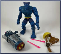 Beast from X-Men - Super Shooters manufactured by Toy Biz [Loose]
