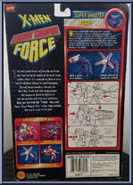 Beast from X-Men - Super Shooters manufactured by Toy Biz [Back]