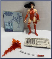 Elektra from X-Men - Classics - Light Up Weapons manufactured by Toy Biz [Loose]