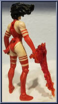 Elektra from X-Men - Classics - Light Up Weapons manufactured by Toy Biz [Loose]