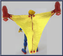 Shard (Future) from X-Men - Missile Flyers manufactured by Toy Biz [Loose]