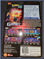 Gambit from X-Men - Classics - Light Up Weapons manufactured by Toy Biz [Back]