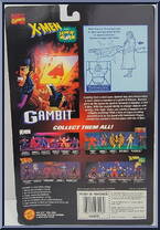 Gambit from X-Men - Classics - Light Up Weapons manufactured by Toy Biz [Back]