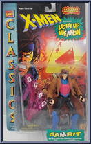 Gambit from X-Men - Classics - Light Up Weapons manufactured by Toy Biz [Front]