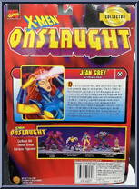 Jean Grey from X-Men - Onslaught manufactured by Toy Biz [Back]