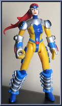 Jean Grey from X-Men - Space Riders manufactured by Toy Biz [Loose]