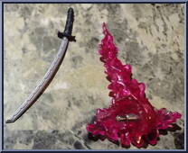 Psylocke from X-Men - Classics - Light Up Weapons manufactured by Toy Biz [Loose]