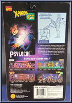 Psylocke from X-Men - Classics - Light Up Weapons manufactured by Toy Biz [Back]