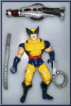 Wolverine from X-Men - Classics - Light Up Weapons manufactured by Toy Biz [Loose]