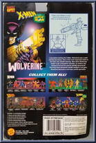Wolverine from X-Men - Classics - Light Up Weapons manufactured by Toy Biz [Back]