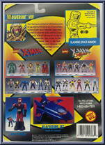 Wolverine (8th Edition - Space) from X-Men - Phoenix Saga manufactured by Toy Biz [Back]