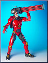 Cyclops (Ruby Quartz Armor) from X-Men - 2006 Series - Series 1 manufactured by Toy Biz [Loose]