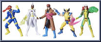 Storm / Rogue / Cyclops / Wolverine / Gambit from X-Men '97 - Epic Hero Series manufactured by Hasbro [Loose]
