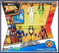 Storm / Rogue / Cyclops / Wolverine / Gambit from X-Men '97 - Epic Hero Series manufactured by Hasbro [Front]