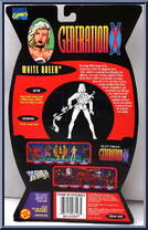 White Queen from X-Men - Generation X - Series 2 manufactured by Toy Biz [Back]