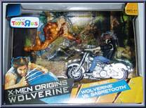Back Road Brawl (Wolverine vs. Sabretooth) from X-Men Origins: Wolverine - Sets manufactured by Hasbro [Front]