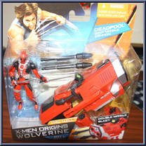 Deadpool (with Cannon) from X-Men Origins: Wolverine - Sets manufactured by Hasbro [Front]