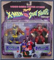 Cyclops vs. M. Bison Action Figure