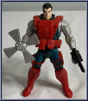 Kane (Double Fisted Weapons) from X-Men - X-Force - Series 2 manufactured by Toy Biz [Loose]