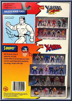 Sunspot from X-Men - X-Force - Series 3 manufactured by Toy Biz [Back]