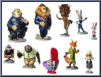 10-Pack from Zootopia - PVC manufactured by Tomy [Loose]