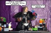 Painting Nightmare Comic Strip Panel #1