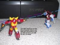 Rodimus Prime Vs Starscream Part I Comic Strip Panel #13