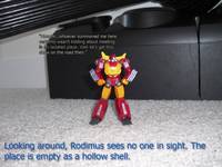 Rodimus Prime Vs Starscream Part I Comic Strip Panel #2