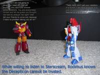 Rodimus Prime Vs Starscream Part I Comic Strip Panel #6