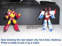 Rodimus Prime Vs Starscream Part I Comic Strip Panel #9