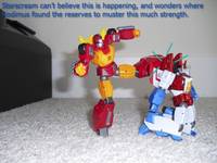 Rodimus Prime Vs Starscream Part V Comic Strip Panel #5