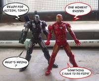 IRONMAN 2 Deleted Scene Comic Strip Panel #1