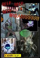 Robocop Vs Predator Vs Terminator Comic Strip Panel #2