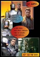 Robocop Vs Predator Vs Terminator Comic Strip Panel #4