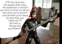 Spiderman 4 Cancelled Comic Strip Panel #4