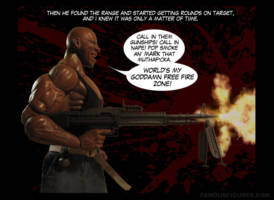Punisher vs Barracuda Comic Strip Panel #2