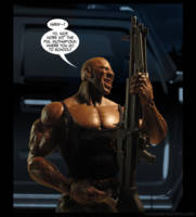 Punisher vs Barracuda Comic Strip Panel #5