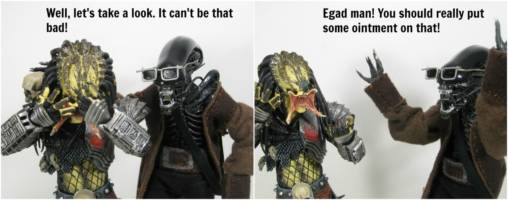 Xeno-humor Comic Strip Panel #10