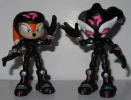 Shade the Echidna (helmet and unmasked) (Sonic) Custom Action Figure