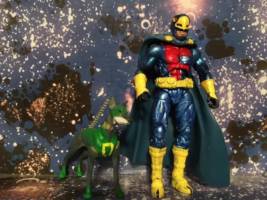 Blue Falcon and Dynomutt (Scooby Doo) Custom Action Figure