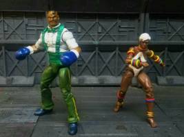 Dudley and Elena (Street Fighter) Custom Action Figure
