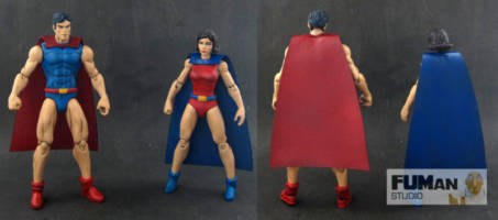 DC Freedom Fighters Doll Man & Doll Girl (DC Universe) Custom Action Figure