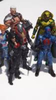 G.I. JOE Legends: Team Cobra; Serpentor, Baroness, Cobra Commander, Road Pig, Destro and Baroness (G.I. Joe) Custom Action Figure