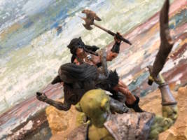 Darkwolf / Fire and Ice (Movie Maniacs) Custom Action Figure